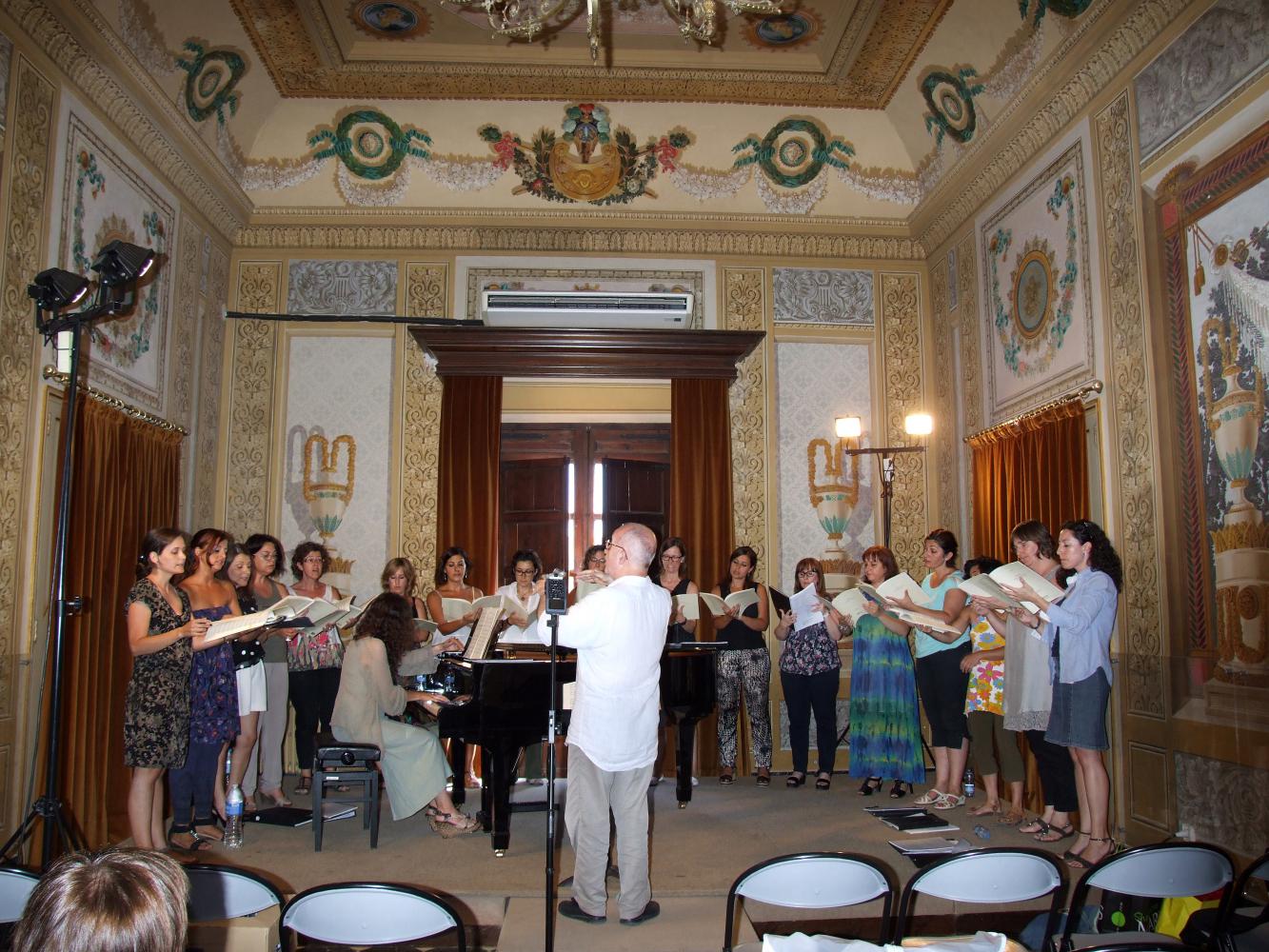 Cor Scherzo · Diana Baker, piano · Jordi Casas, director · Setmana Cantant de Tarragona 2014 · Sala Noble del Conservatori de Música de la Diputació de Tarragona