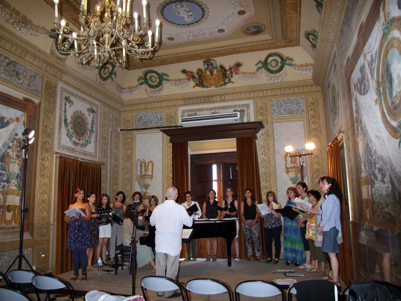Coro Scherzo · Diana Baker, piano · Jordi Casas, director · Setmana Cantant de Tarragona 2014 · Sala Noble del Conservatorio de Música de la Diputació de Tarragona