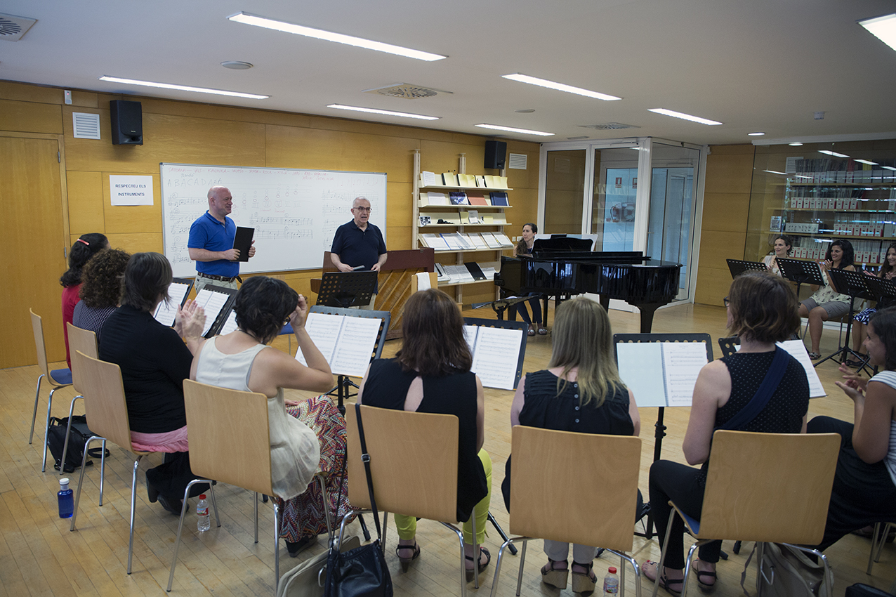 Cor Scherzo & Jordi Casas & Albert Guinovart (Foto: Ram Giner)