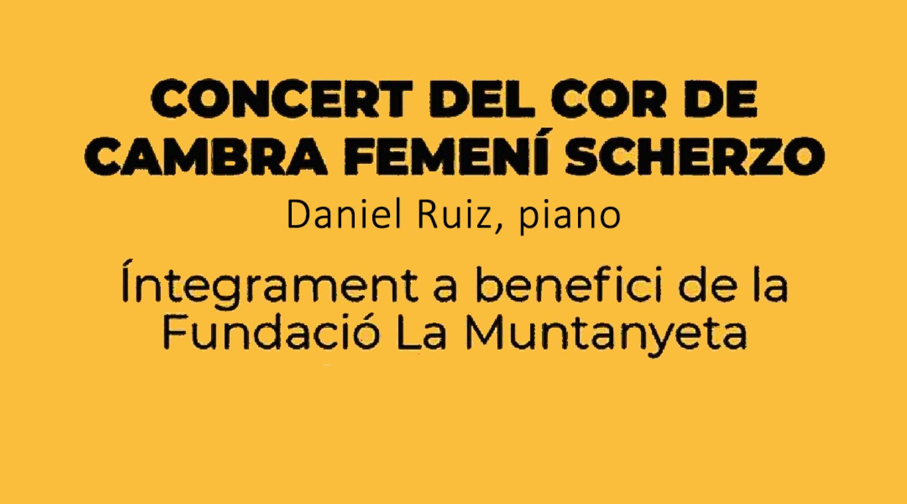Concierto del Coro SCHERZO a beneficio de la Fundació La Muntanyeta