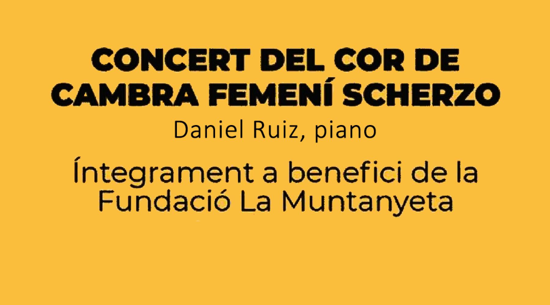 Concert del Cor SCHERZO a benefici de la Fundació La Muntanyeta